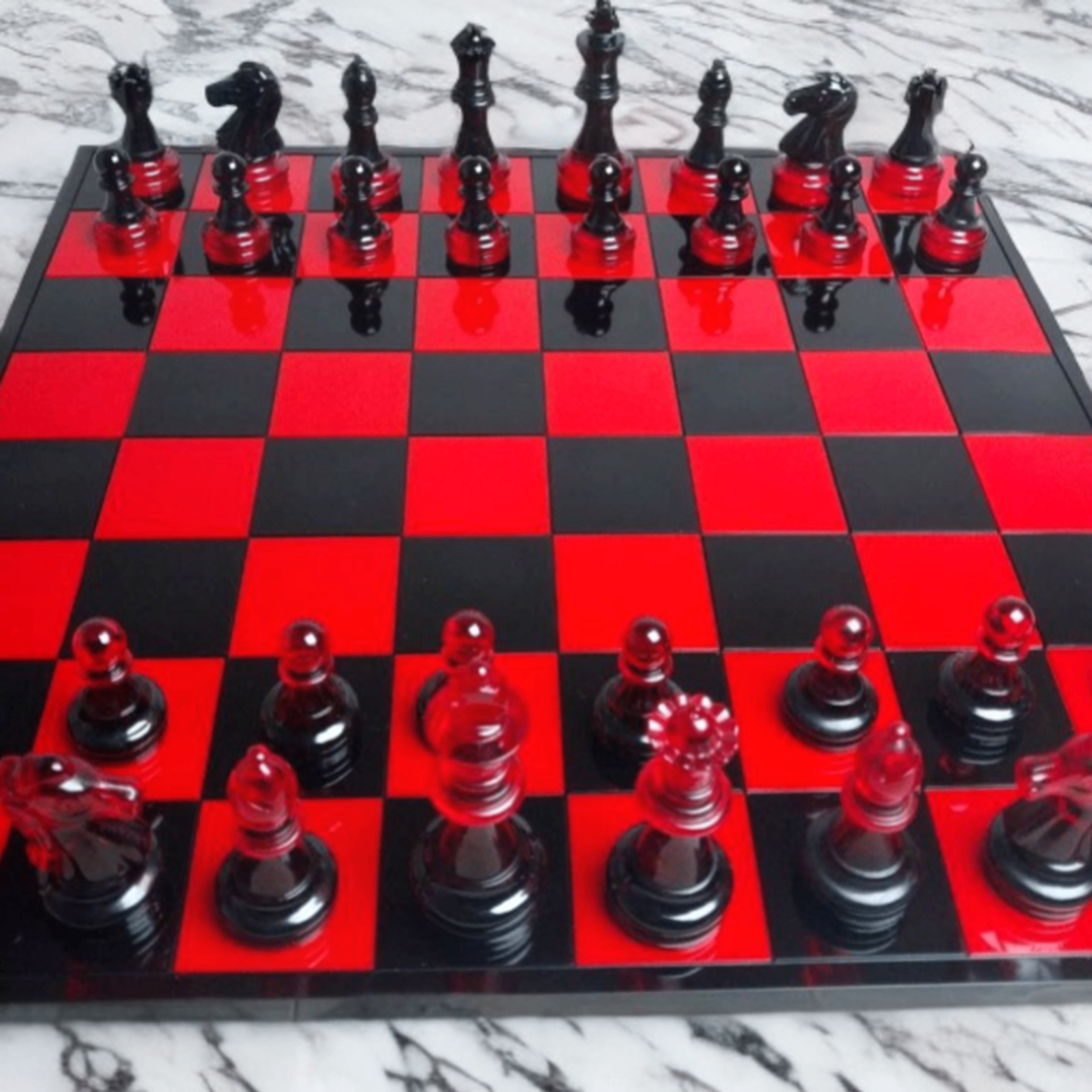 Crimson & Onyx Showpiece Board