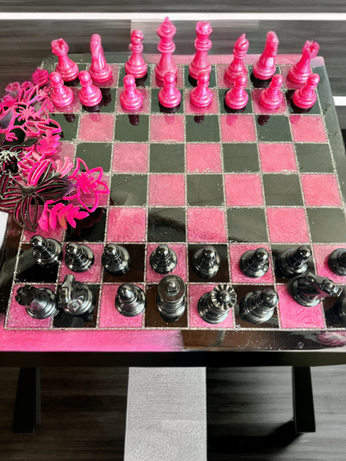 Hot Pink & Black Glam Board