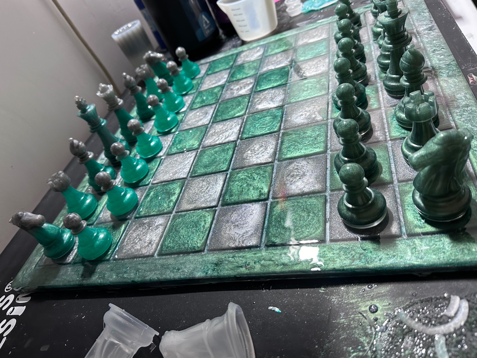 Emerald Marble Knight's Board
