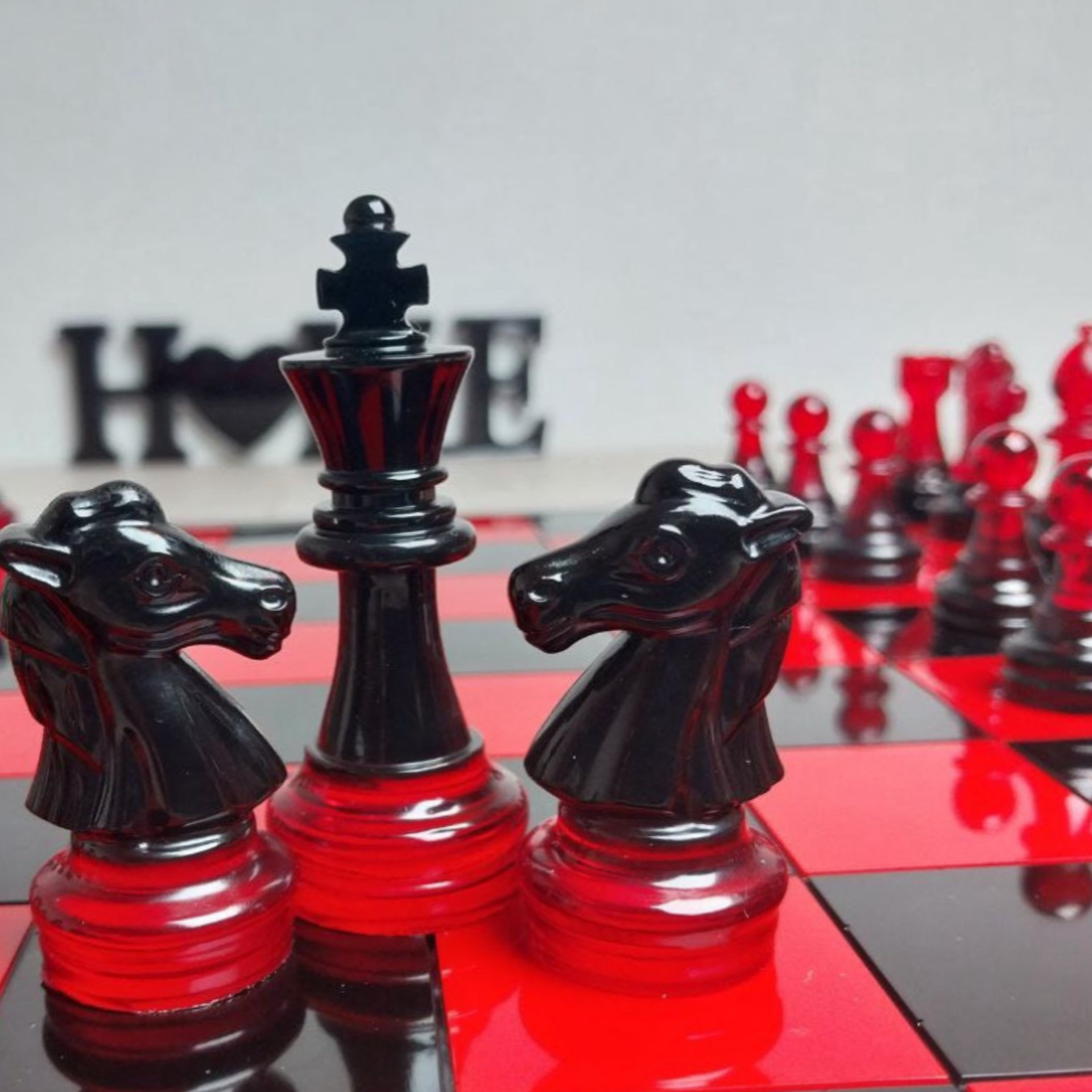 Crimson Knights Love Board