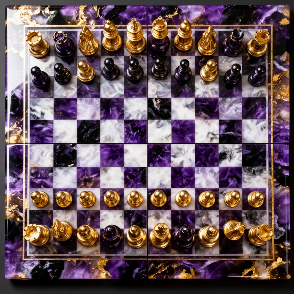 Custom Resin Chess Boards